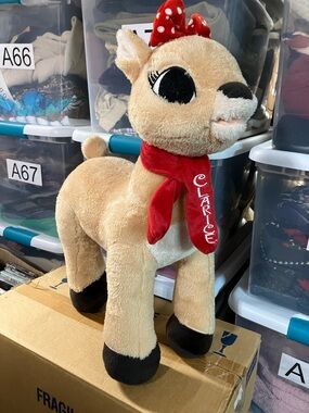Clarice of Rudolph Large Reindeer Holiday Decor Plush